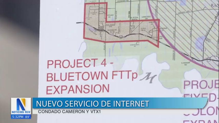 Inician proyecto para mejorar la cobertura de Internet en el condado Cameron