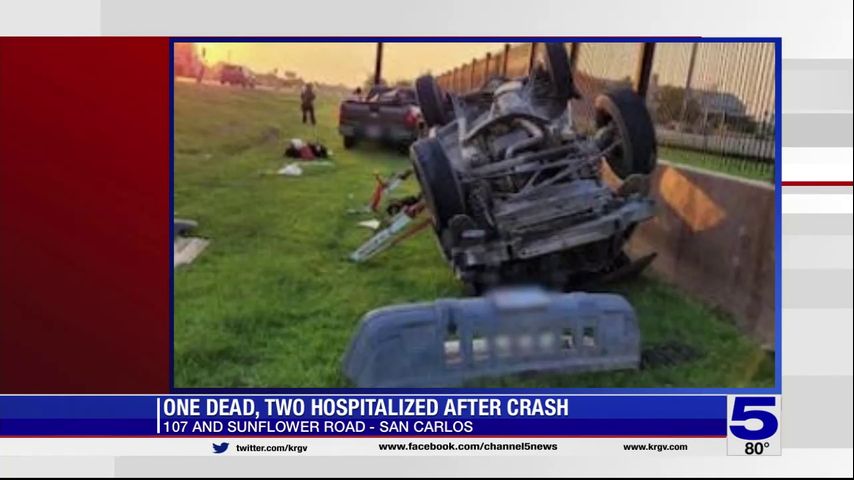 Dps One Dead Two Other Men Hospitalized In San Carlos Crash