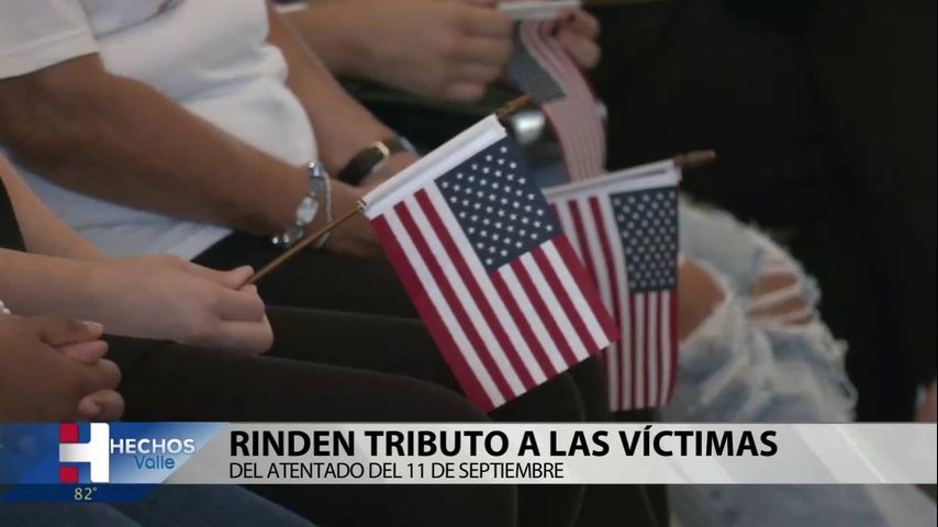 Oficiales rinden tributo a víctimas del atentado 911