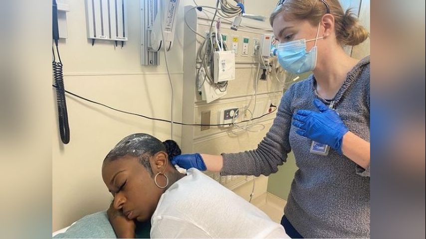 Woman who went viral because she used Gorilla glue in hair goes to the St.  Bernard Parish Hospital for treatment