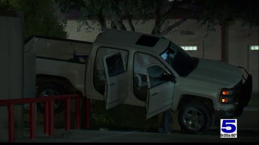 Police chase ends with driver crashing into gas meter