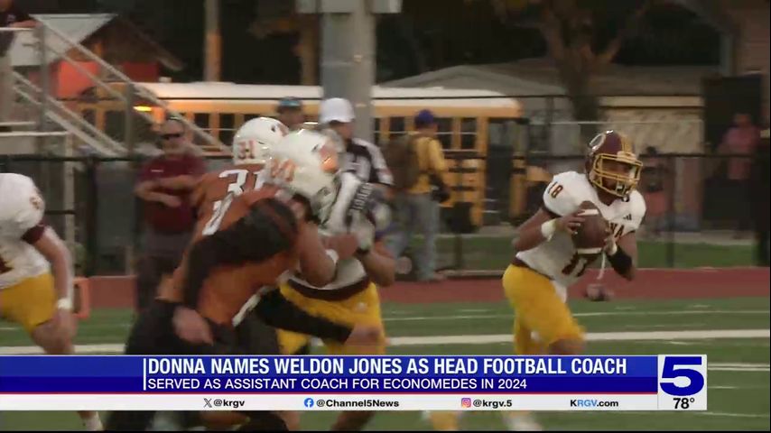 Donna hires Weldon Jones as head football coach and athletic coordinator