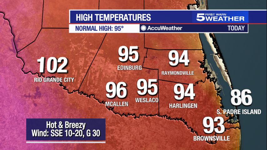 June 8, 2021: Heat advisory in Starr County Tuesday afternoon, highs in ...