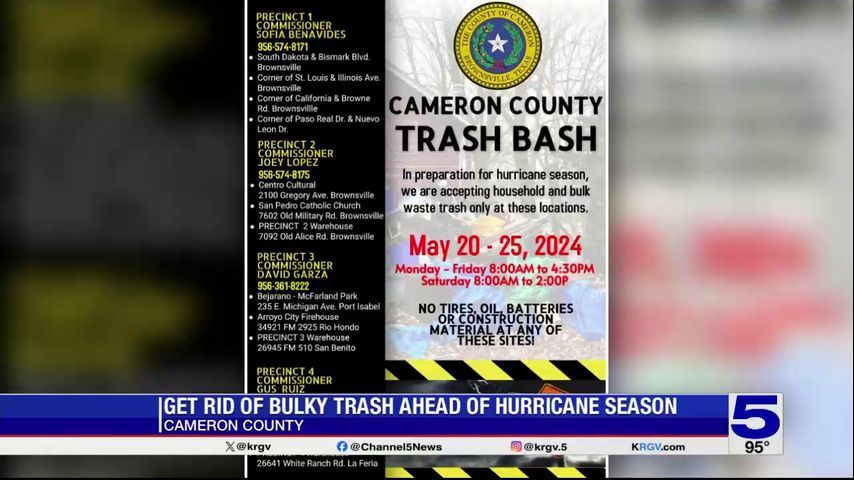 Cameron County Trash Bash underway