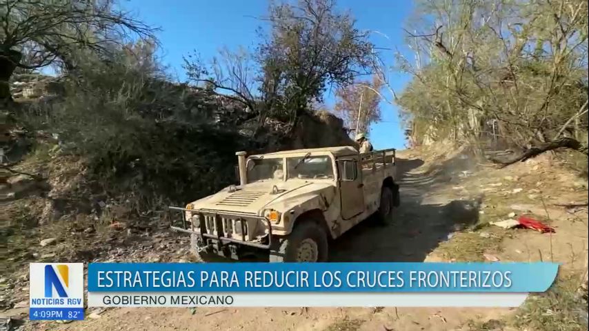 Militares resguardan la frontera entre Eagle Pass y Piedras Negras