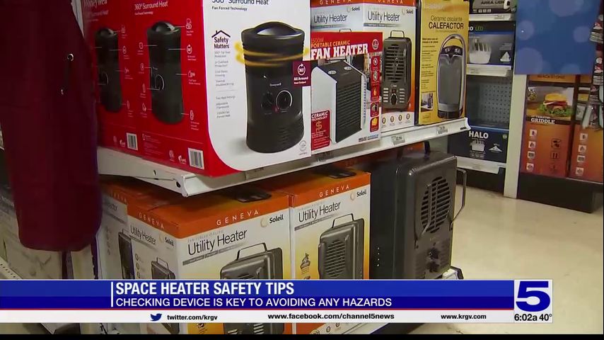 McAllen Fire Department offers space heater safety tips