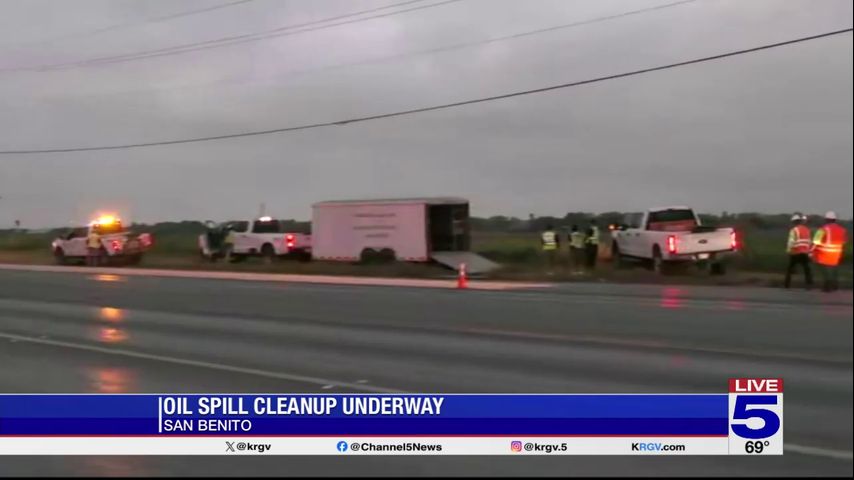 TxDOT reports oil spill in San Benito