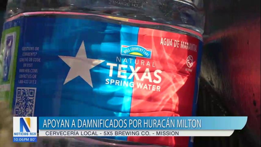 Organizan recolección de suministros en Mission para víctimas del huracán Milton en Florida