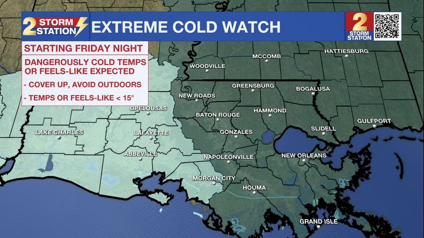 Jan 29. - Extreme Cold WATCH starts Friday night