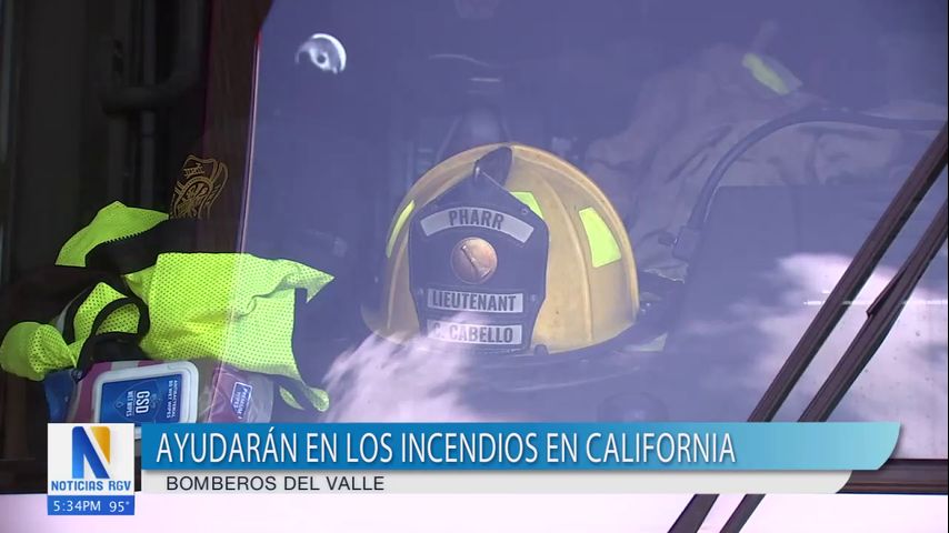 Bomberos del Valle viajan a California para combatir incendios forestales