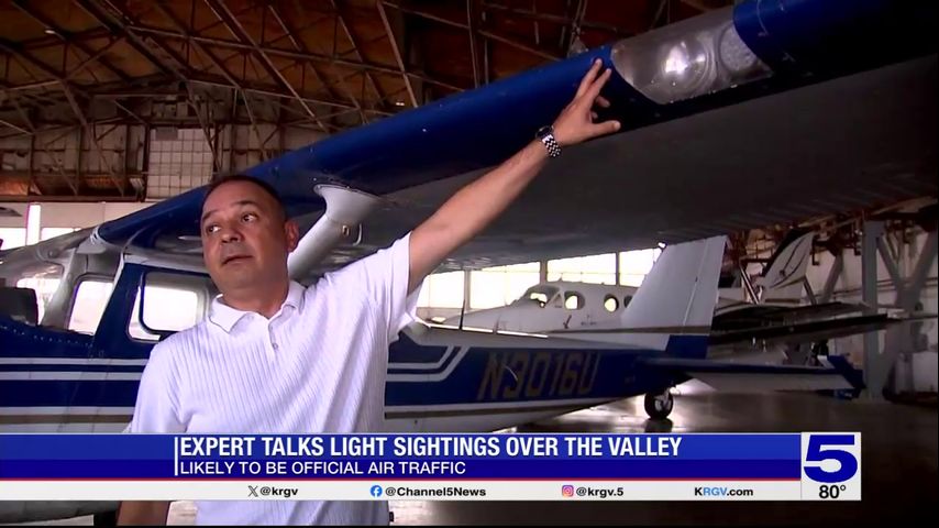 Expert says lights seen over Weslaco may be normal air traffic