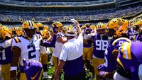 Nussmeier shines, offense and defense tie at LSU spring Game