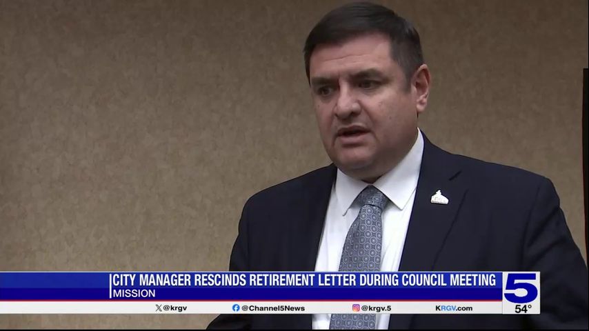 Mission city manager rescinds retirement letter