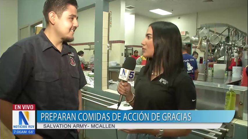 Salvation Army prepara comida del Día de Acción de Gracias en McAllen