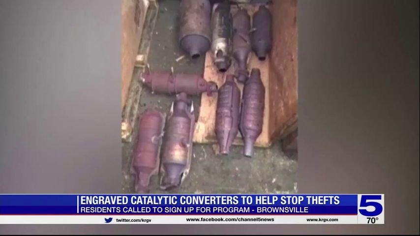 Brownsville police aims to prevent theft of catalytic converters through new program