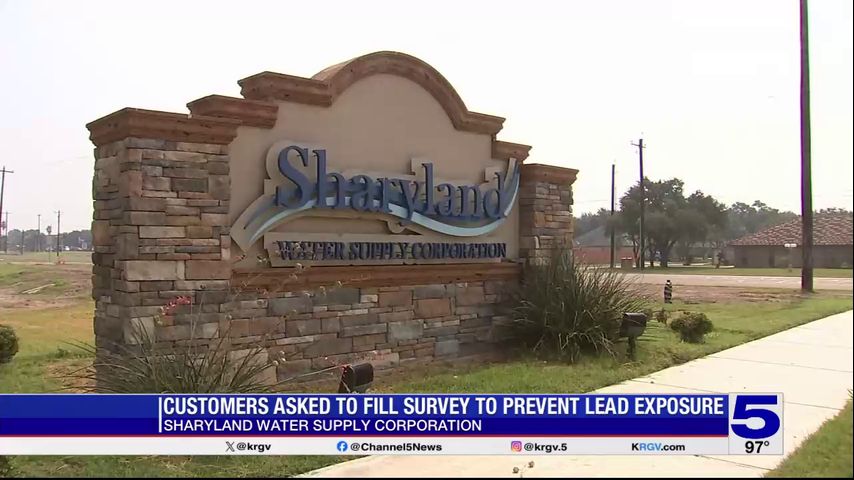 Online survey to determine possibility of lead exposure in Sharyland water supply customers