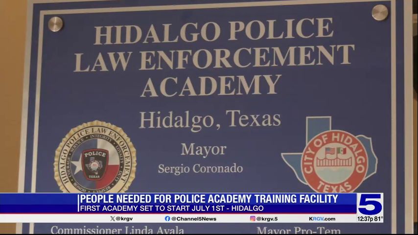 Hidalgo Police Department to hold first police academy in July