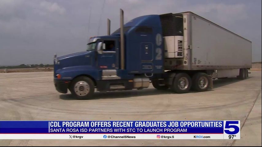 CDL program giving Santa Rosa ISD students job opportunity