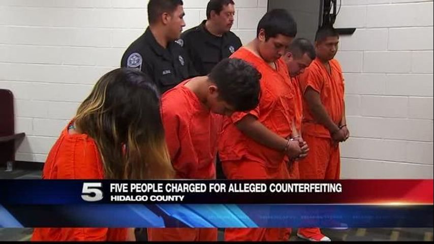 5 Charged for Alleged Counterfeiting in Hidalgo Co.