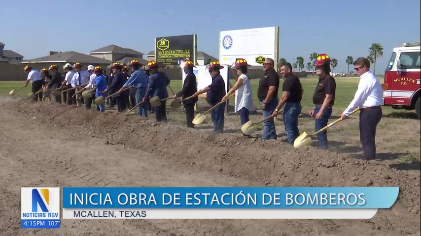 McAllen inicia obra de construcción para una nueva estación de bomberos