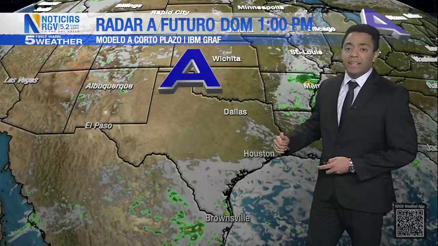 Sábado 14 de Septiembre: Tormentas dispersas, en los bajos 90s