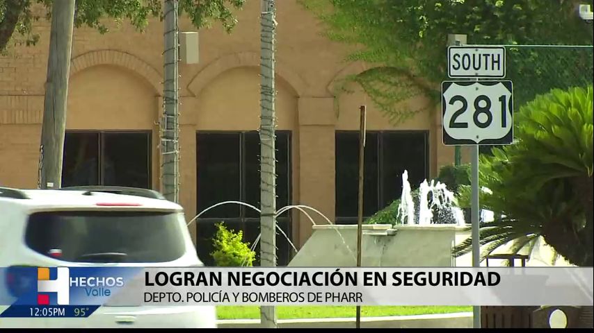 Logran un acuerdo de negociación en seguridad entre la policía y los bomberos de Pharr