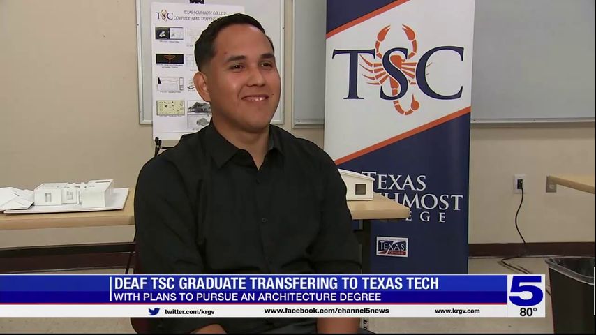 Deaf TSC graduate transferring to Texas Tech University