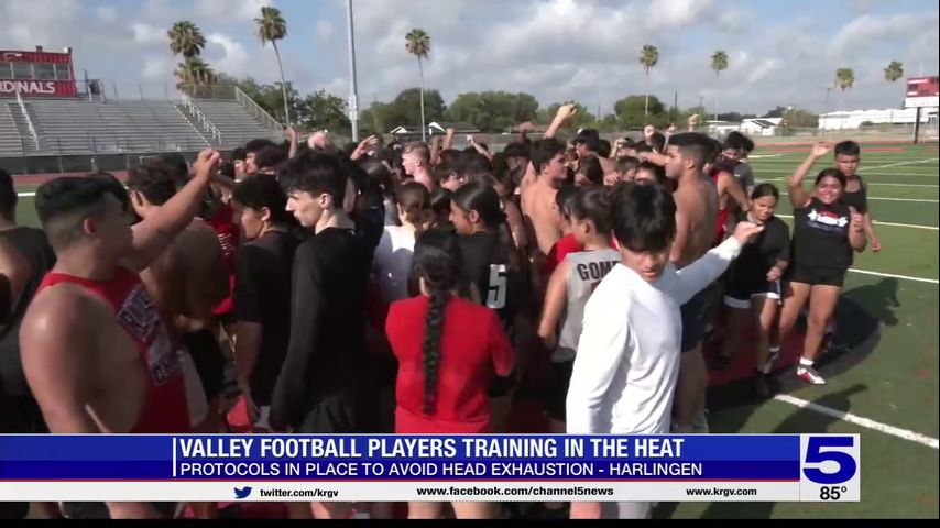 Protocols in place to help keep Valley student-athletes safe in the heat