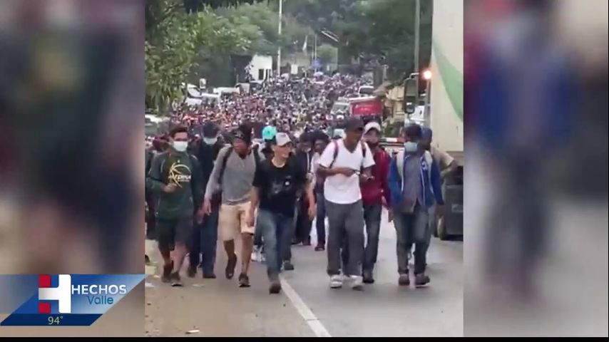 Nueva caravana de migrantes se prepara para salir de Honduras hacia Estados Unidos