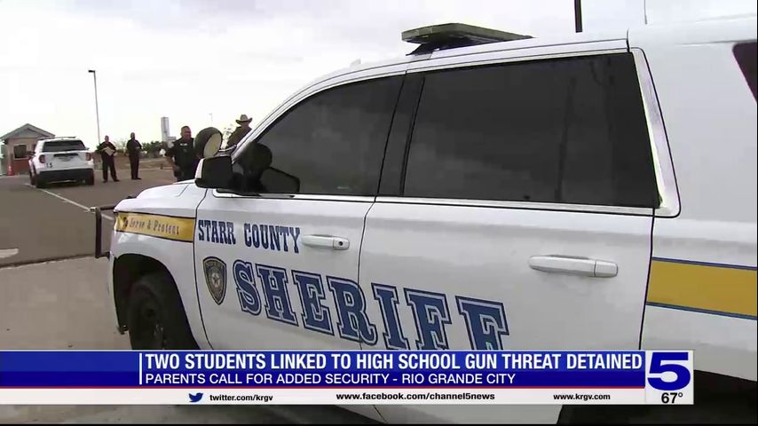 Two Rio Grande City High School students charged after loaded gun found on campus