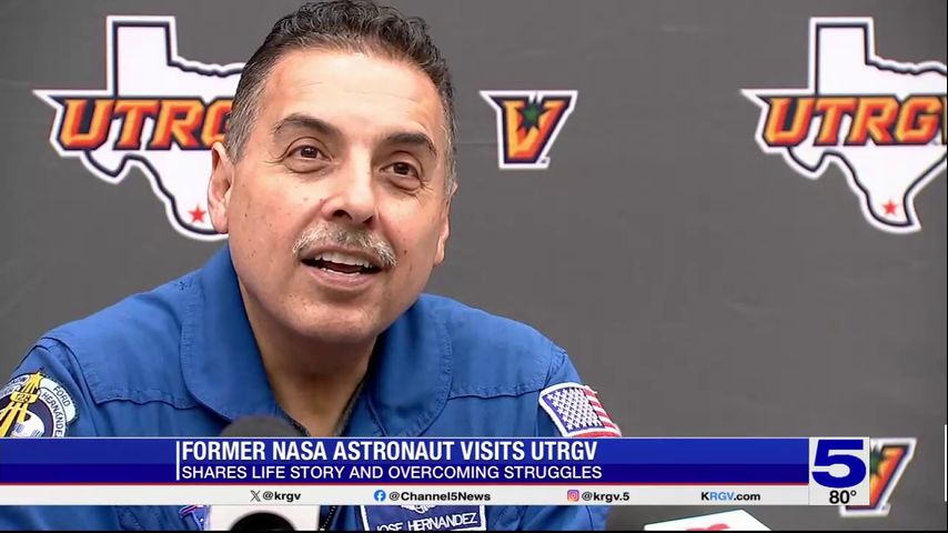 Former NASA astronaut visits UTRGV in Edinburg