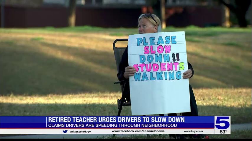 Retired teacher urges drivers in Mission neighborhood to slow down for kids