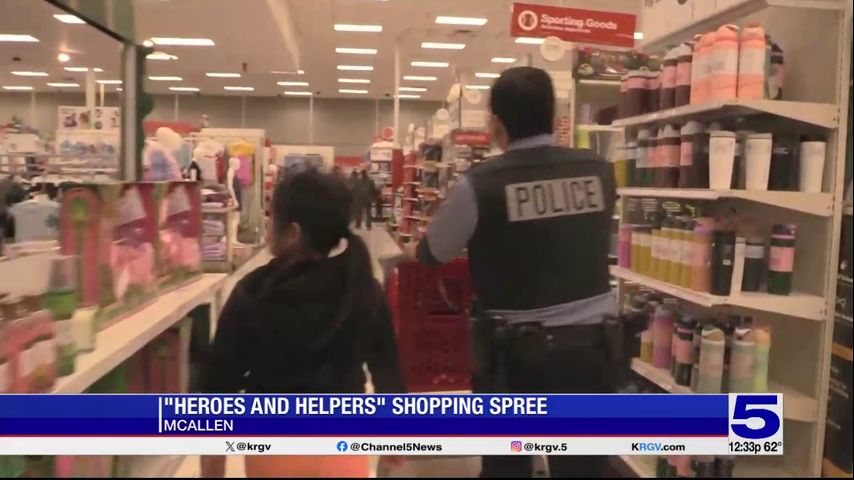 McAllen police take students shopping at Target