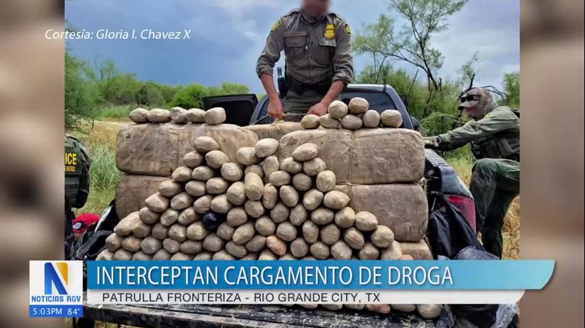 Agentes de la patrulla fronteriza interceptan cargamento de droga en Río Grande City