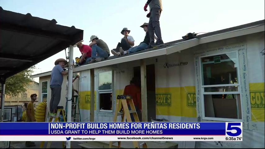 Non-profit builds homes for Peñitas residents