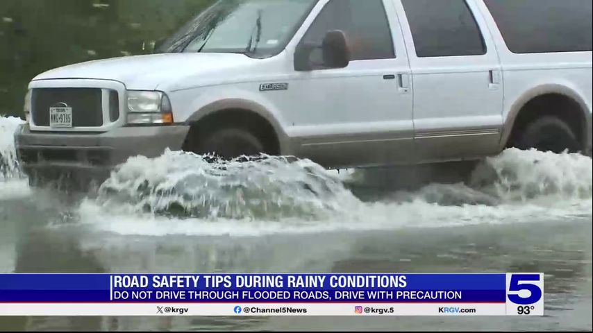 TxDOT offers road safety tips during rainy conditions