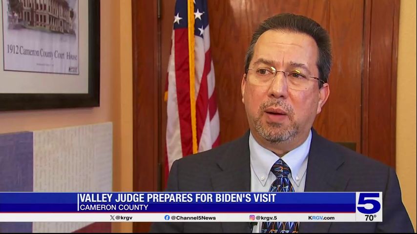 Cameron County judge preparing to meet with Biden during presidential visit