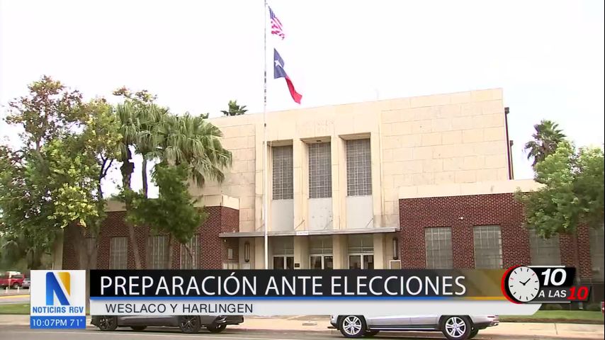 Residentes de Weslaco y Harlingen se preparan para la jornada electoral de diciembre