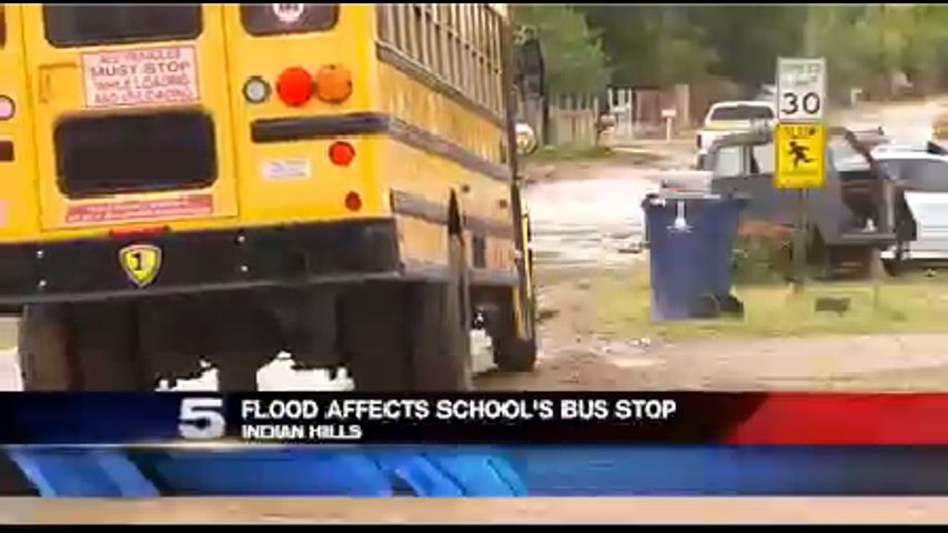 Inundaciones Causan Problemas para Autobuses Escolares de Mercedes