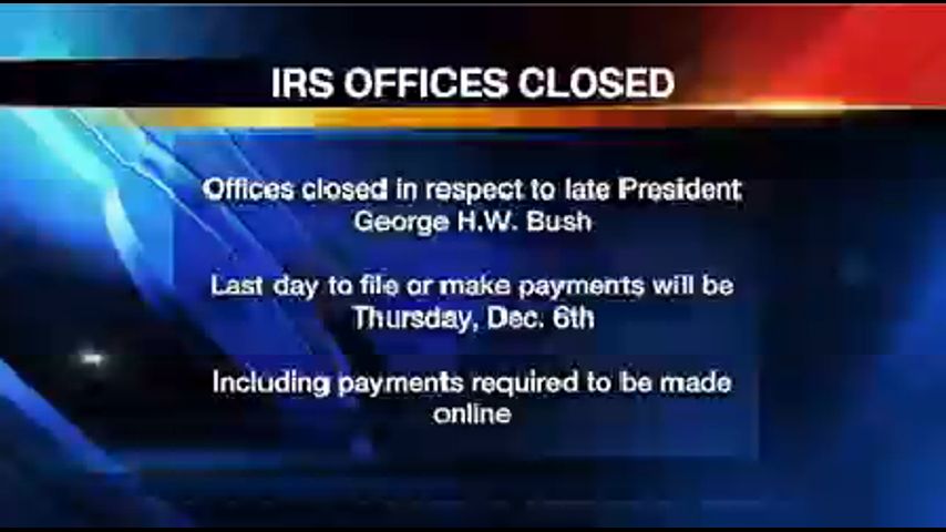 IRS Grants 1-Day Extension due to Office Closures for National Day of Mourning