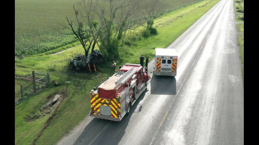 Two men killed in fiery crash in Los Fresnos, DPS investigating