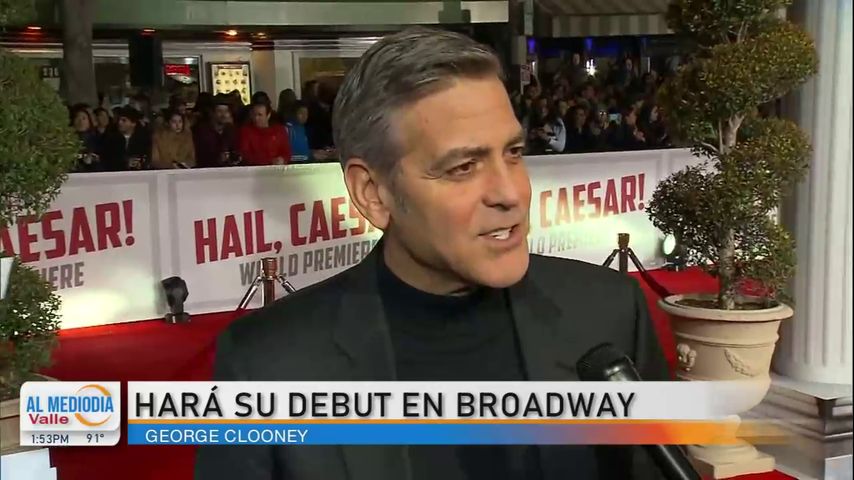 Aquí Entre Nos: George Clooney debutará en Broadway