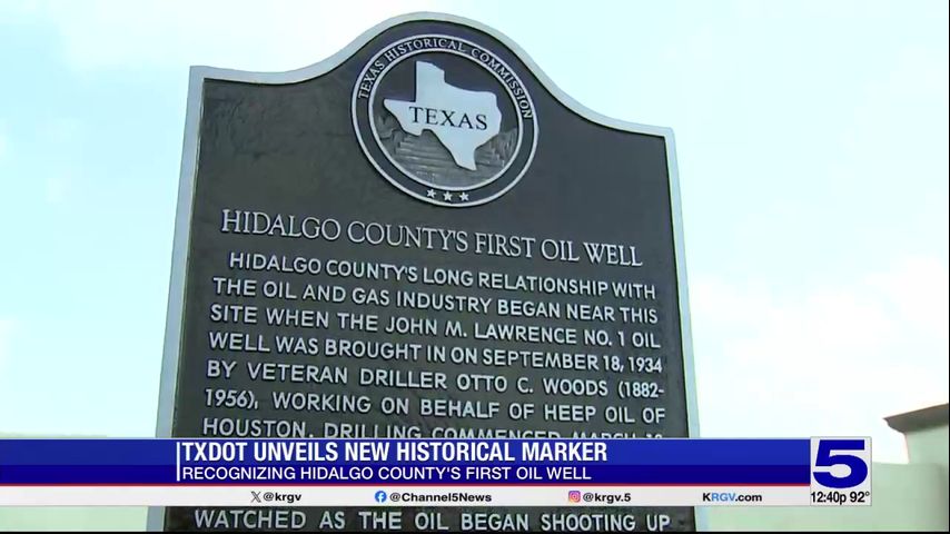 TXDOT unveils new historical marker between La Joya, Sullivan City