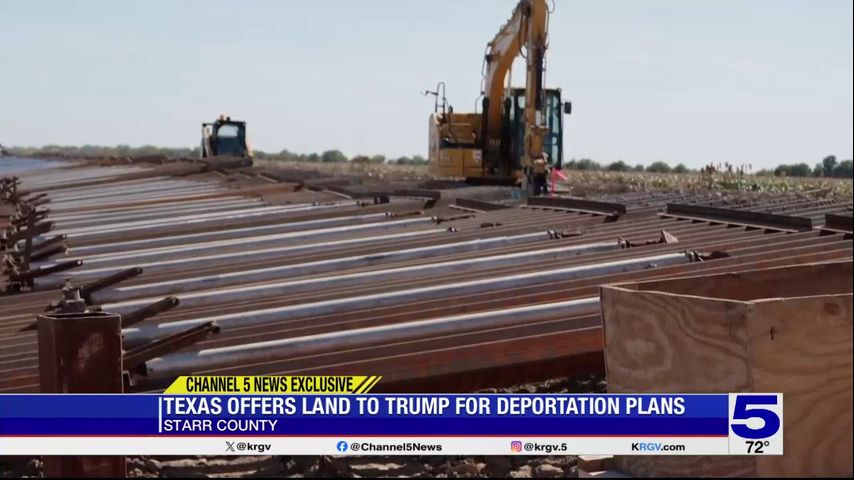 Texas land commissioner discusses offering Starr County land to Trump for potential mass deportations