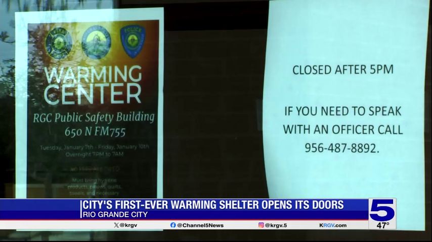 Rio Grande City opening new warming shelter