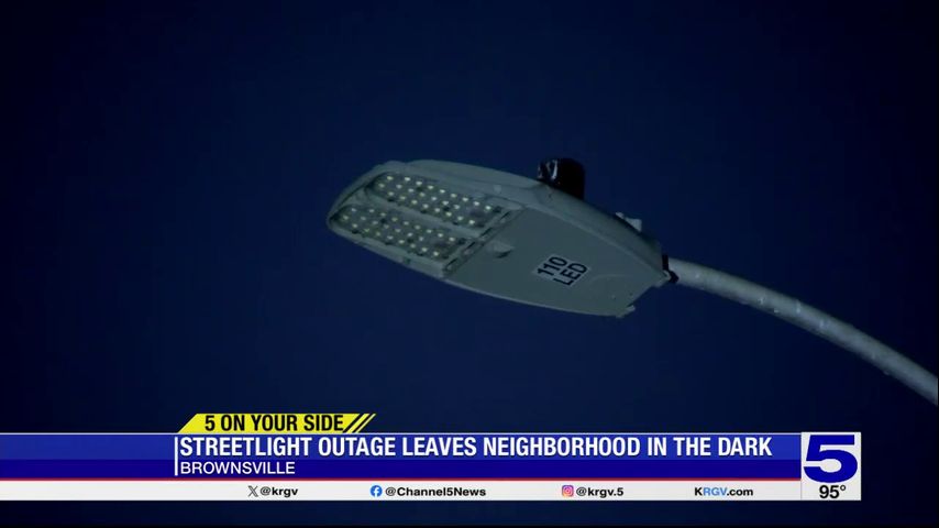 5 On Your Side: Brownsville residents left in the dark following streetlight outage
