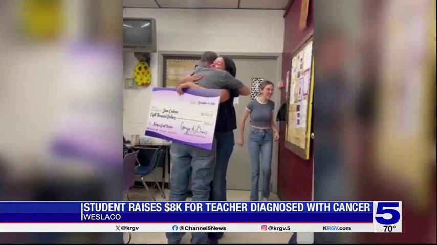 Weslaco High School student organizes fundraiser for teacher diagnosed with cancer