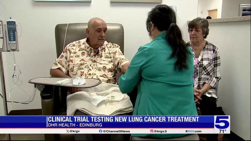 San Isidro man undergoing DHR Health clinical trial for new lung cancer treatment