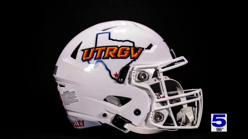 UTRGV Unveils Program's First-Ever Football Helmet