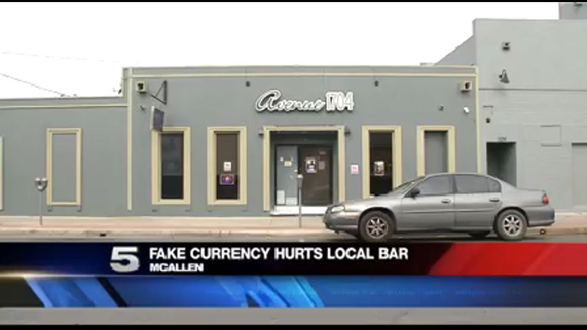 Dueño de Bar en McAllen Pierde Dinero Después de Recibir Dinero Falso